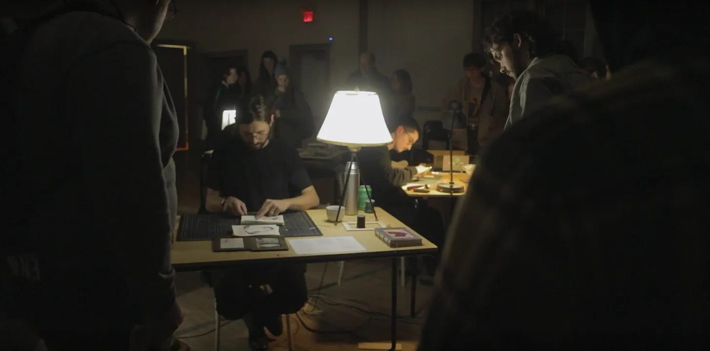 BOUND: The Live Book Making Performance