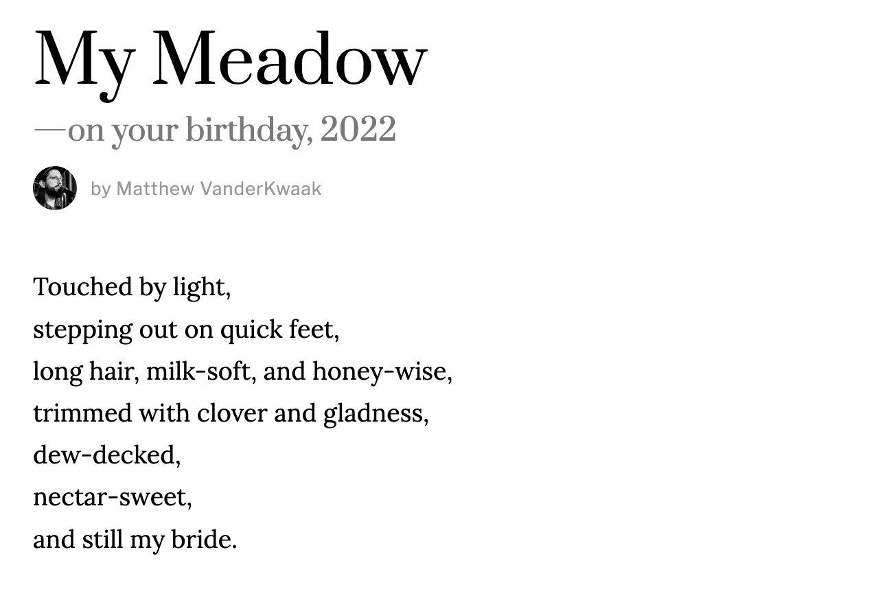 POEMS: Three Poems